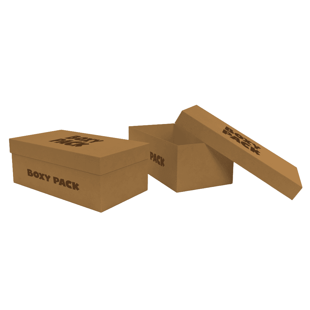 Kraft Box with Lid overview 1