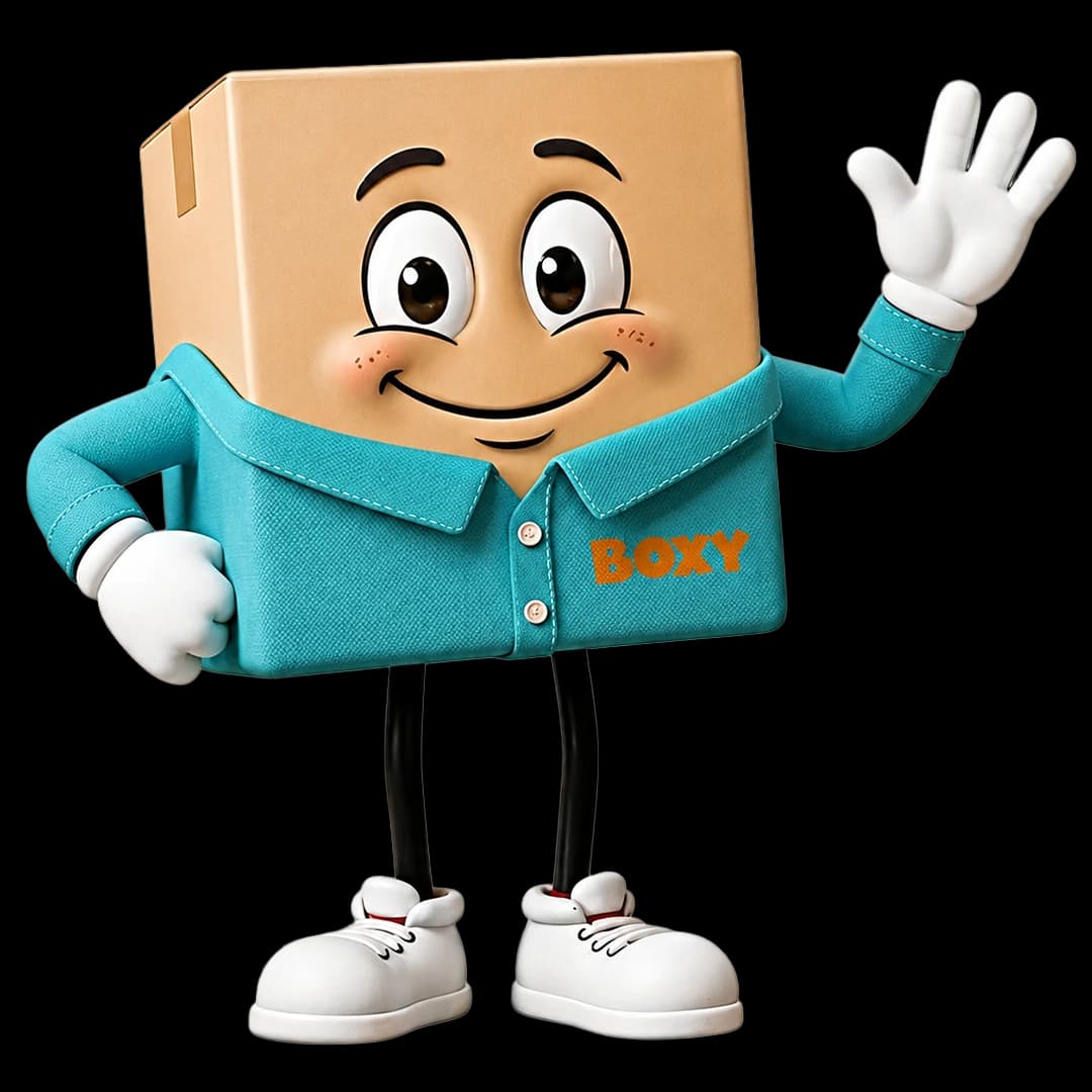 Boxy, the BoxyPack mascot